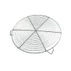 Cerf Dellier Grille à pâtisserie ronde nickelée avec pieds 28 cm