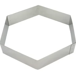 Cerf Dellier Hexagone à mousse inox ht 4,5 cm