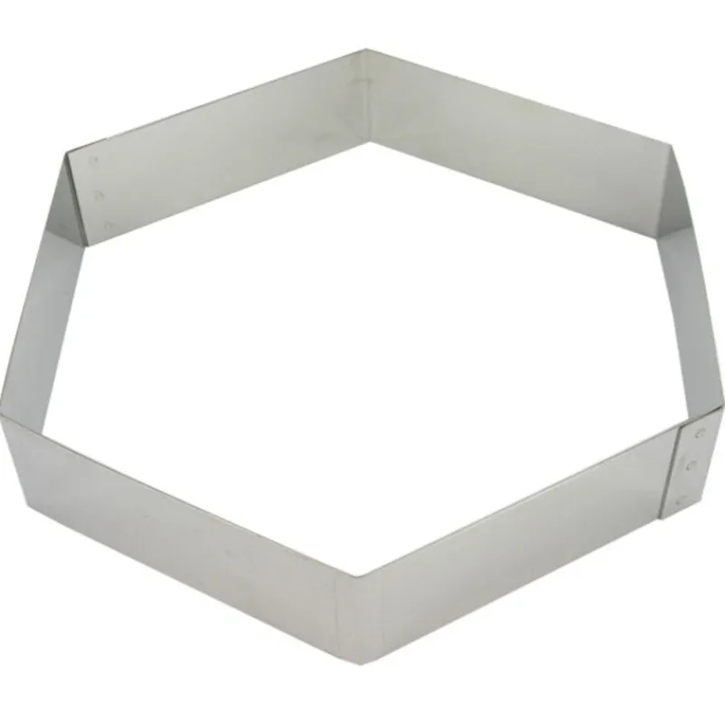 Cerf Dellier Hexagone à mousse inox ht 4,5 cm