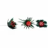 Cerf Dellier Houx assortis sur pique (x 144)