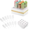 Cerf Dellier Kit 12 push up cake pops + présentoir Wilton