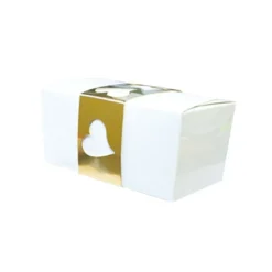 Cerf Dellier Kit Ballotin blanc / or (x 2)