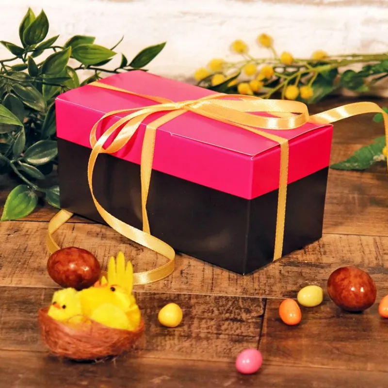 Cerf Dellier Kit ballotin chocolats fuchsia / noir