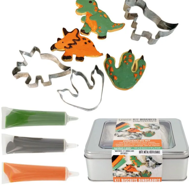 Cerf Dellier Kit biscuits dinosaures - DDM 05/24
