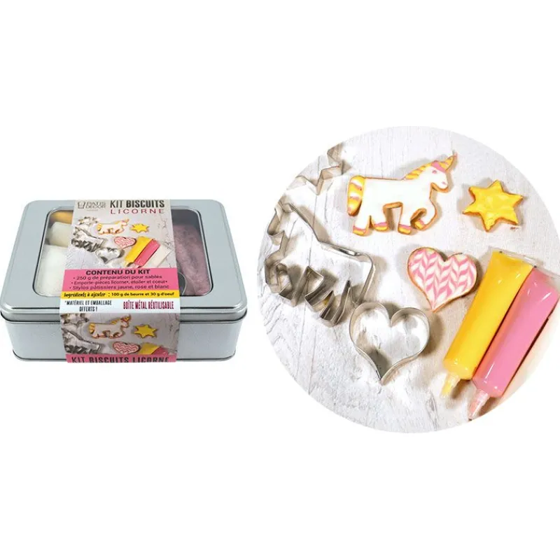 Cerf Dellier Kit biscuits licorne