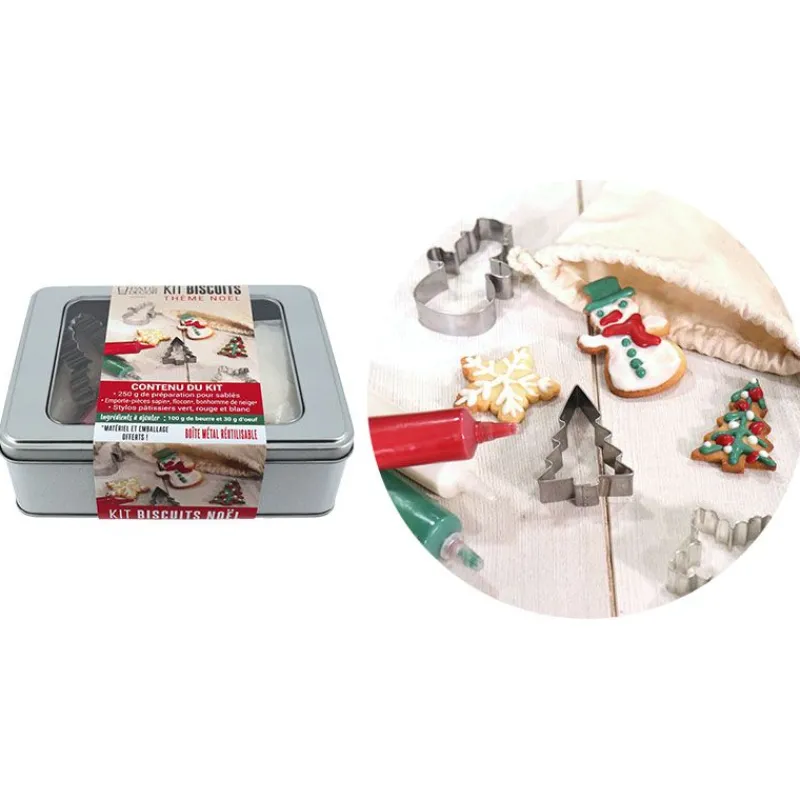 Cerf Dellier Kit biscuits Noël