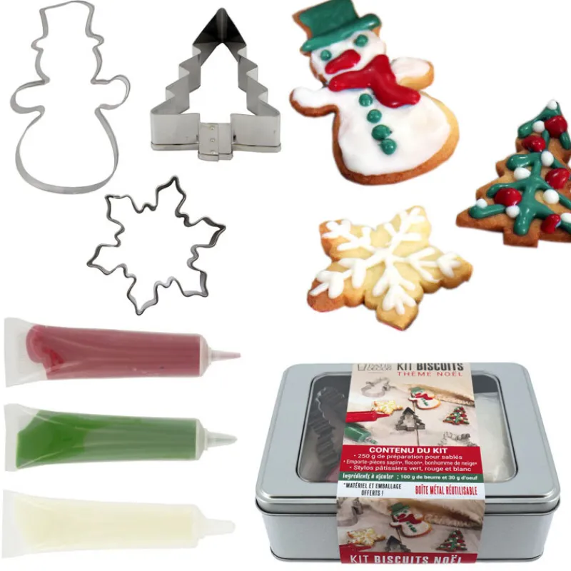 Cerf Dellier Kit biscuits Noël