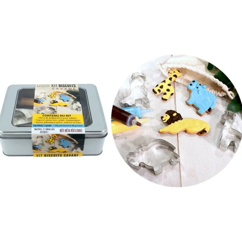 Cerf Dellier Kit biscuits savane