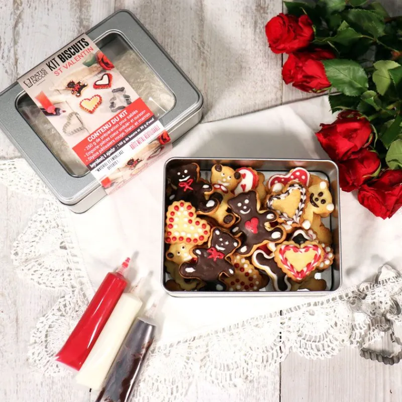 Cerf Dellier Kit biscuits thème St-Valentin