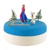 Cerf Dellier Kit décor gâteau Anna et Olaf