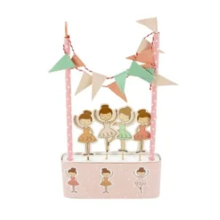 Cerf Dellier Kit décor gâteau Ballerines
