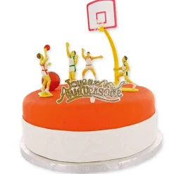 Cerf Dellier Kit décor gâteau Basket Ball