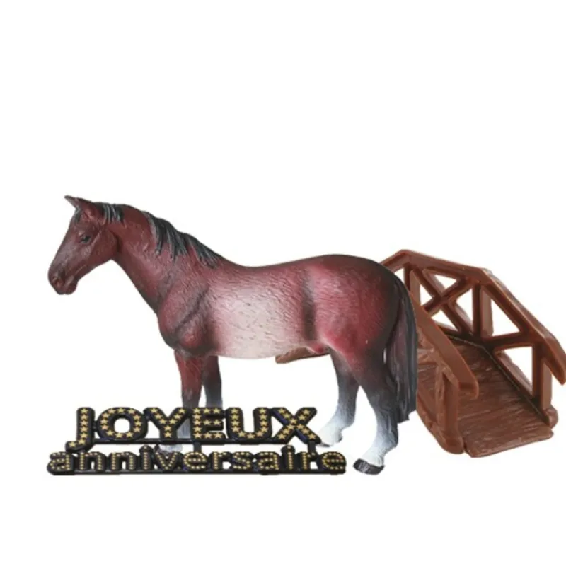 Cerf Dellier Kit Décor Gâteau Cheval