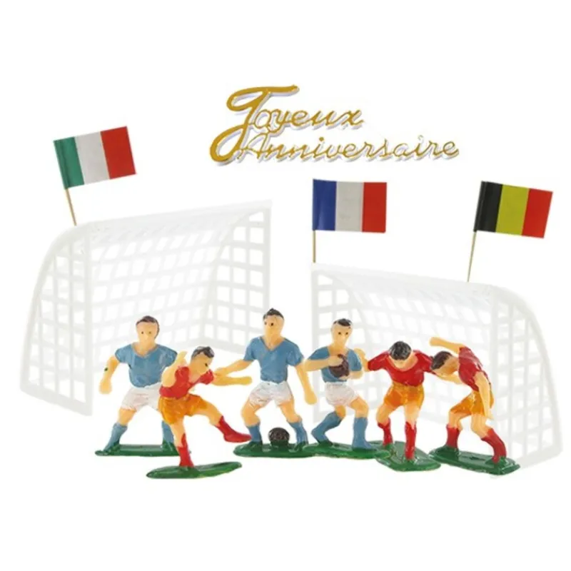 Cerf Dellier Kit décor Gâteau Football