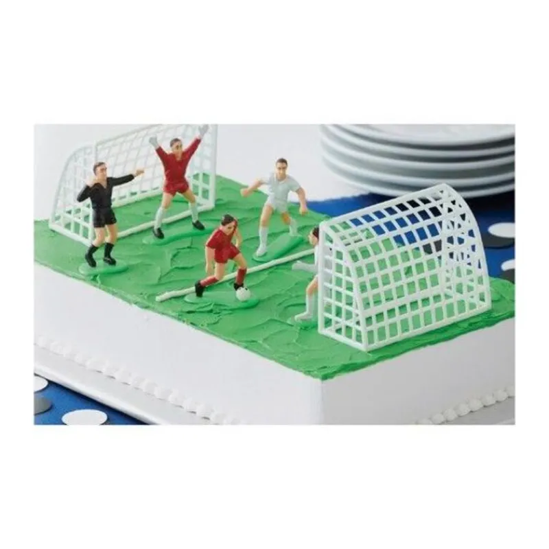 Cerf Dellier Kit décor gâteau Football Wilton