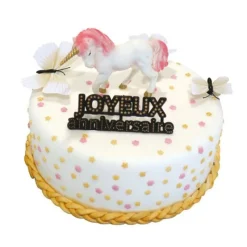 Cerf Dellier Kit Décor gâteau Licorne