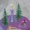 Cerf Dellier Kit décor gâteau Princesse Elsa