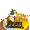Cerf Dellier Kit décor gâteau savane