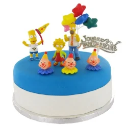 Cerf Dellier Kit Décor Gâteau The Simpsons