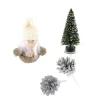Cerf Dellier Kit décor Noël lutin gris
