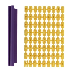 Cerf Dellier Kit tampons à biscuits chiffres et lettre