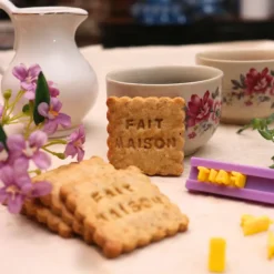 Cerf Dellier Kit tampons à biscuits chiffres et lettre