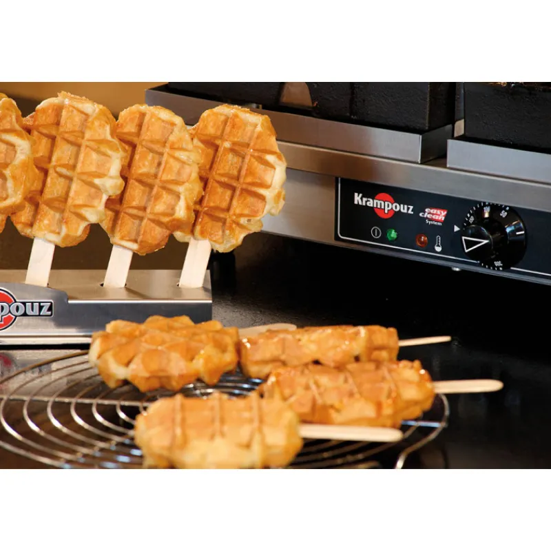 Cerf Dellier Krampouz gaufrier double 4 sucettes