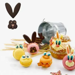 Cerf Dellier Lapins en chocolat noir (x 64) - DDM 07/24