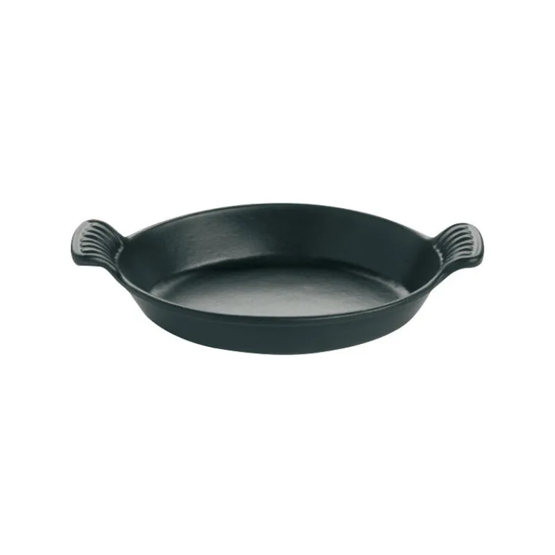 Cerf Dellier Le Chasseur plat ovale noir 25 cm