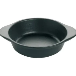 Cerf Dellier Le Chasseur plat rond creux noir 18 cm