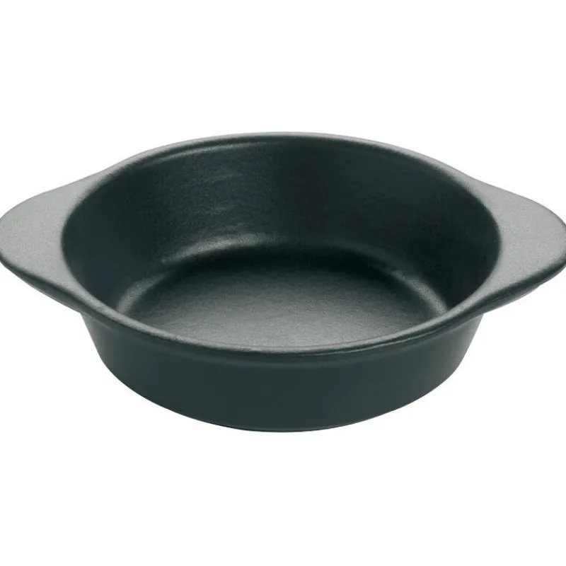 Cerf Dellier Le Chasseur plat rond creux noir 18 cm