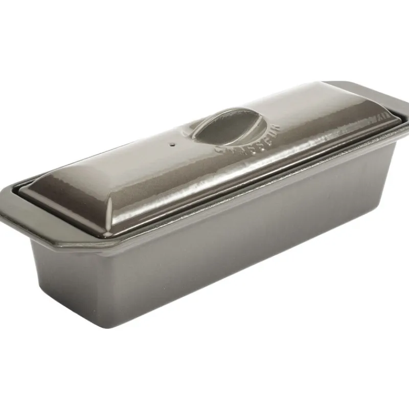 Cerf Dellier Le Chasseur terrine avec couvercle noire 28 cm