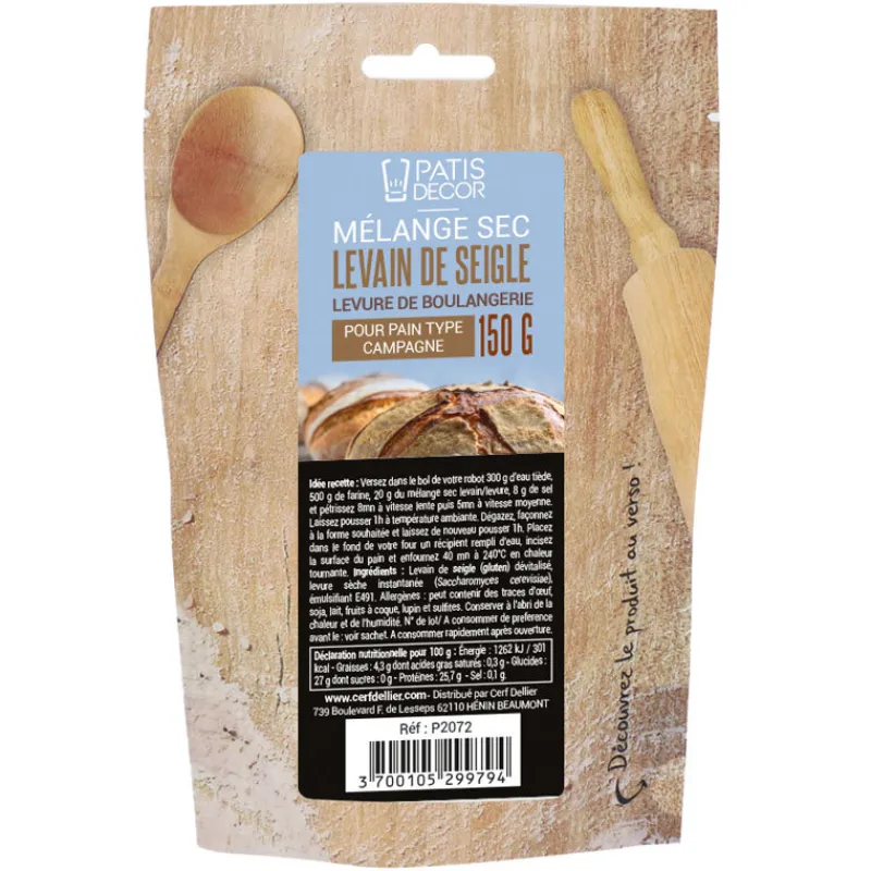 Cerf Dellier Levain de seigle 150 g