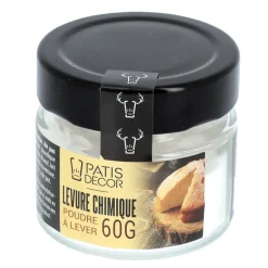 Cerf Dellier Levure chimique - poudre à lever 60 g