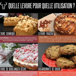 Cerf Dellier Levure sèche de boulangerie Saf-levure 125 g