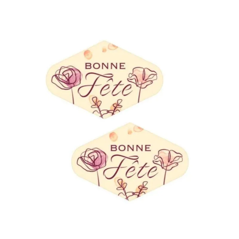 Cerf Dellier Losanges azyme Bonne Fête (x24)