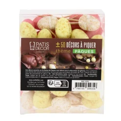 Cerf Dellier Lot cakes toppers œufs de Pâques 2 (±50)