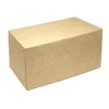 Cerf Dellier Lot de boîte à buche en kraft (x25) - 30 x 11,5 x 10,5 cm