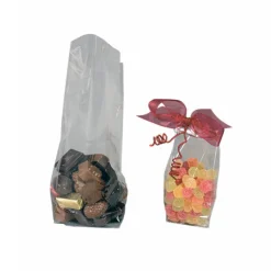 Cerf Dellier Lots sachets transparents fond plat -120+70x330mm (x50)