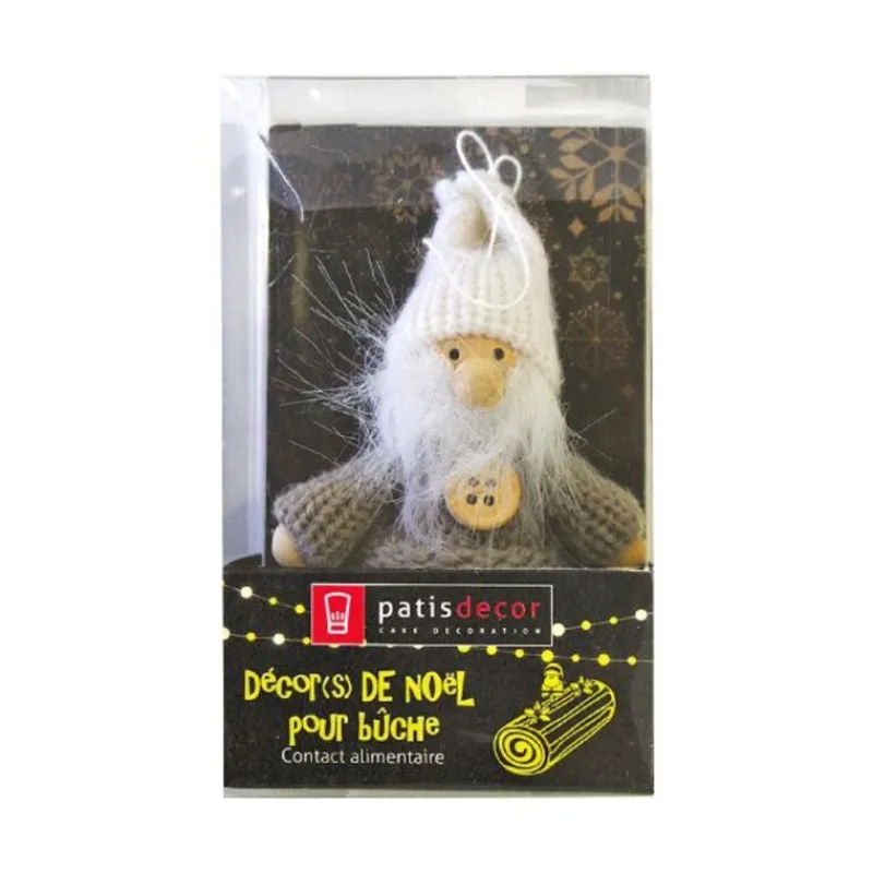 Cerf Dellier Lutin de Noël gris