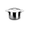 Cerf Dellier Marmite inox avec couvercle