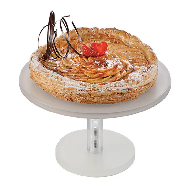 Cerf Dellier Mealplak présentoirs à gâteaux ronds blanc 11 cm