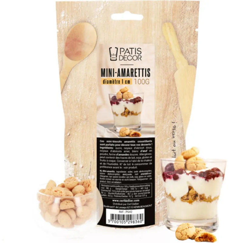 Cerf Dellier Mini amaretti 100 g - DDM 08/24