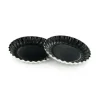 Cerf Dellier Mini assiette carton ronde noire 97mm (x50)