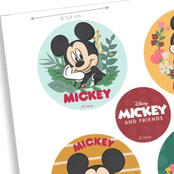 Cerf Dellier Mini disques azyme Mickey Minnie (x6)