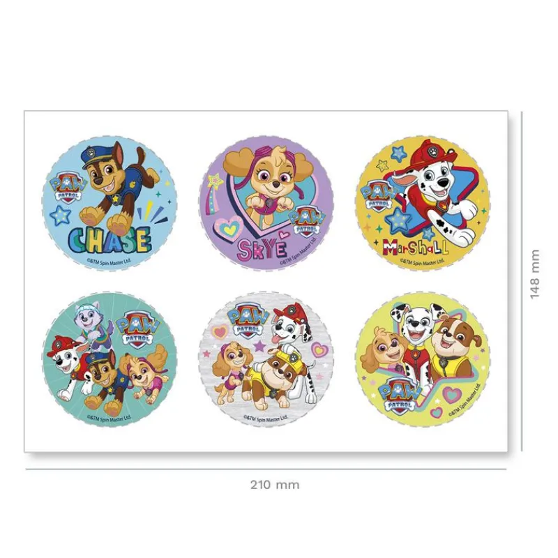 Cerf Dellier Mini disques azyme Pat Patrouille (x6)
