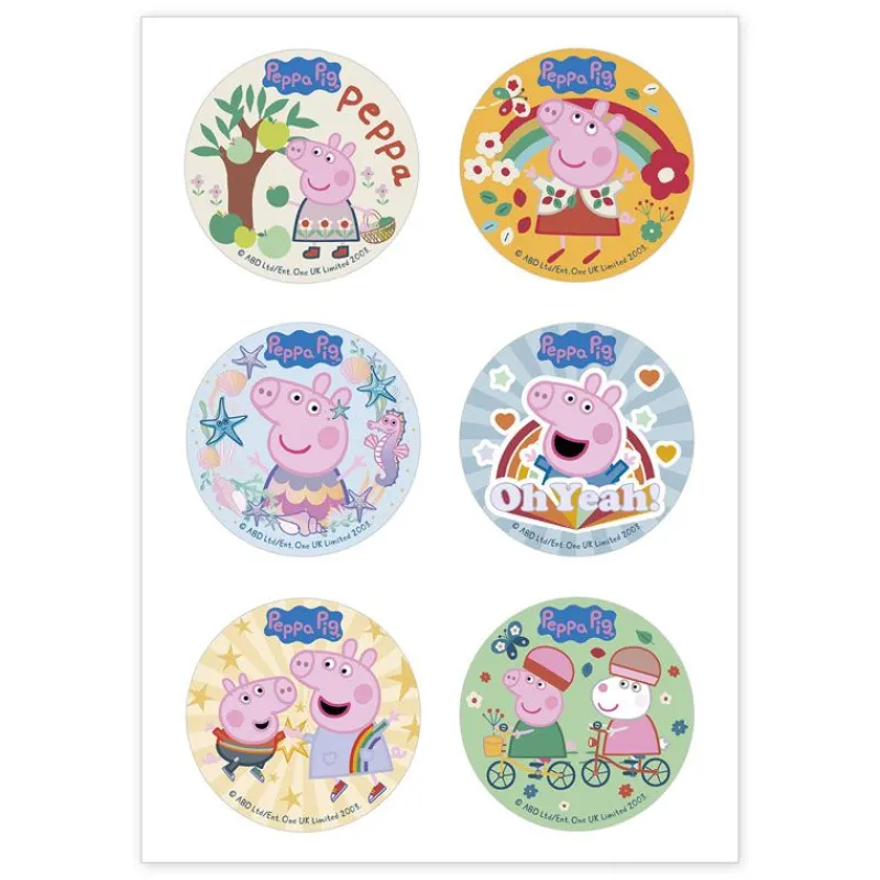 Cerf Dellier Mini disques azyme Peppa Pig (x6)