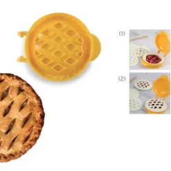 Cerf Dellier Mini moule à tartes quadrillées 18 cm
