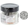 Cerf Dellier Mini perles argentées comestibles Ø 2 mm 70 g