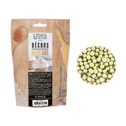 Cerf Dellier Mini perles dorées comestibles Ø 2 mm 350 g
